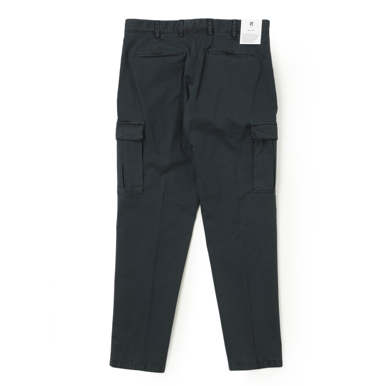 PT TORINO コットンパンツ ノープリーツ 裾上げ済み 【新品】 PT TORINO ピーティー トリノ 4シーズン コットン ストレッチ